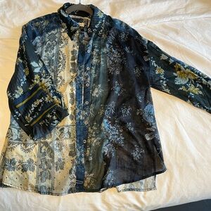 We The Free Multicolor Floral Men's Shirt Jacket